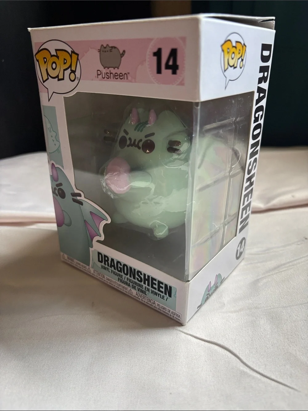 Funko Dragonsheen Pusheen Vinyl Figure - Mint Green & Lavender Accents